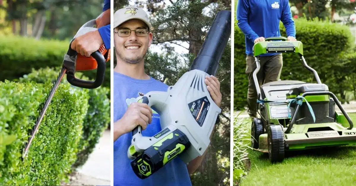 commercial electric lawn care equipment partners